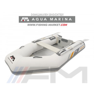 AQUA MARINA - Надуваема моторна лодка с твърдо дървено дъно и надуваем кил A-Deluxe Sport Promo - 3.30 m 